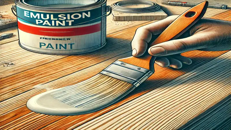 How to Properly Paint Wood with Emulsion